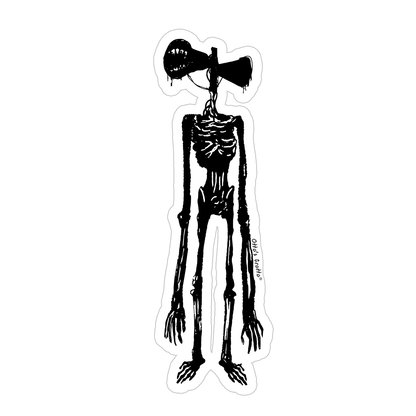 Siren Head Sticker Sirenhead vinyl sticker Creature Monster sticker