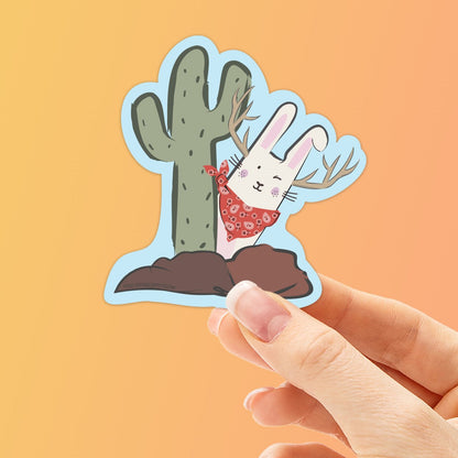 Cute Jackalope Sticker