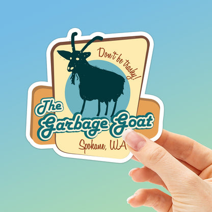 Garbage Goat Spokane Sticker