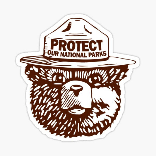 JRE Protect our Parks Inspired Sticker