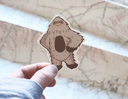 Bigfoot's Biggest Fan Set - 5 Sasquatch Stickers + Pinback Button