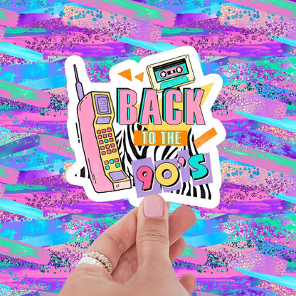 Back To The 90s sticker