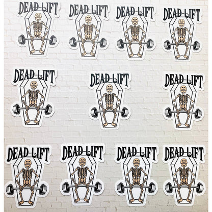 Dead Lift Workout Sticker
