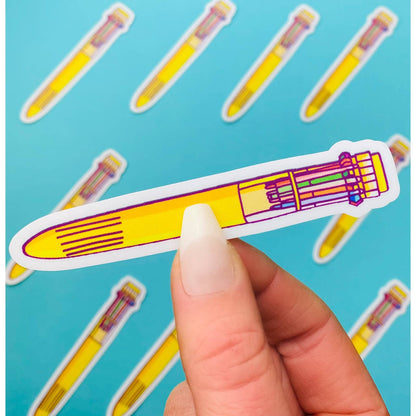 90s Rainbow Click Pen Stickers