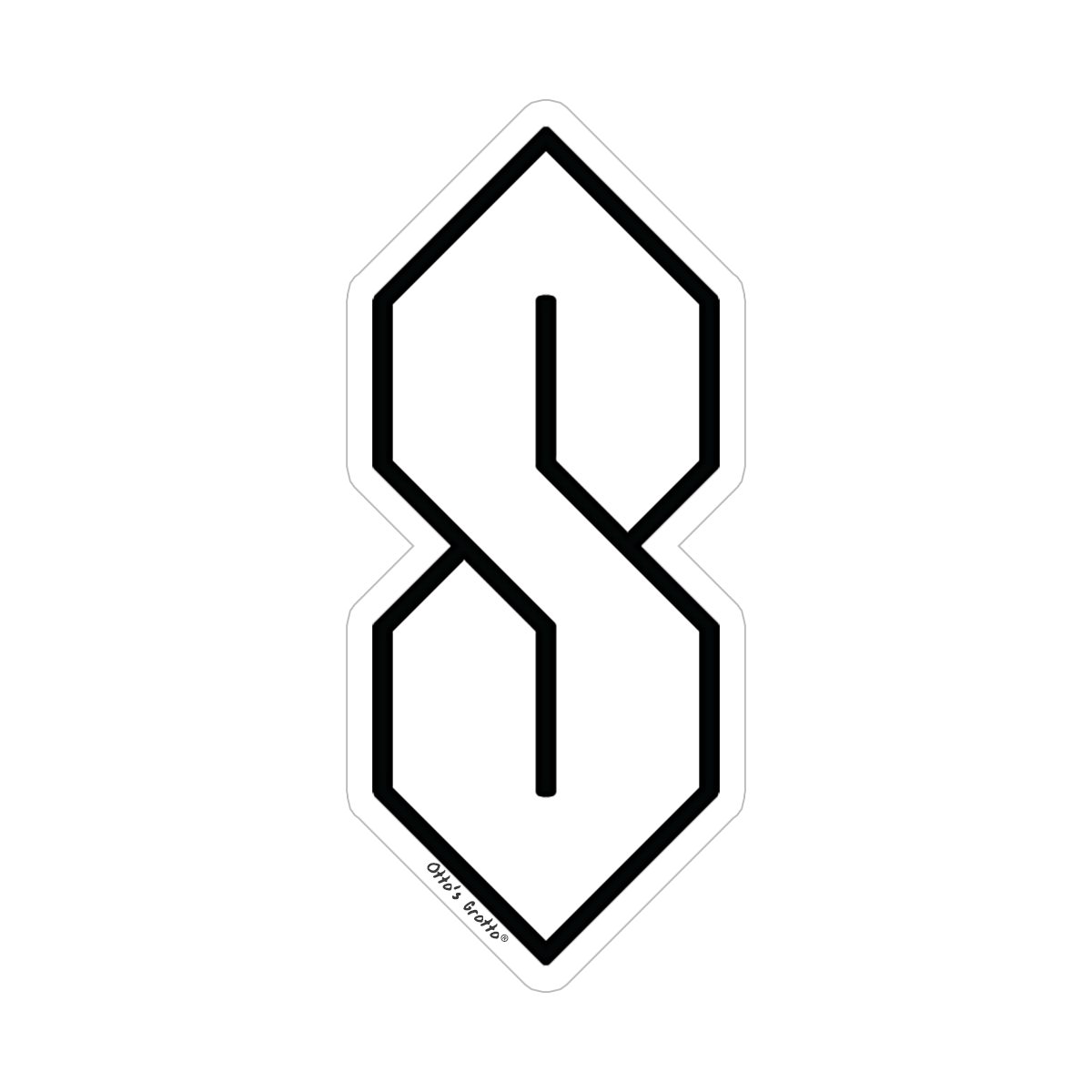 90s Cool S, Stussy S Sticker