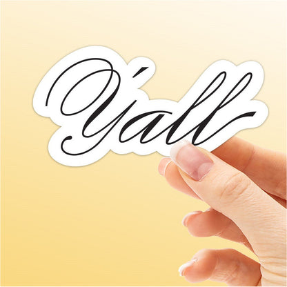 Y'all Sticker